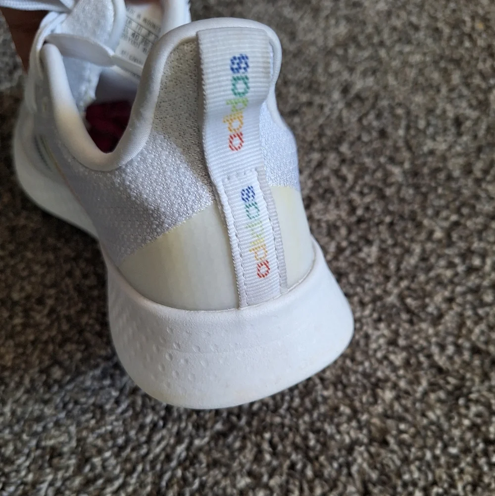 ADIDAS Puremotion Womens White Multi Size 8 - Picture 9 of 12